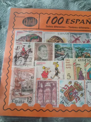 Lote Sellos España 100 Unidades