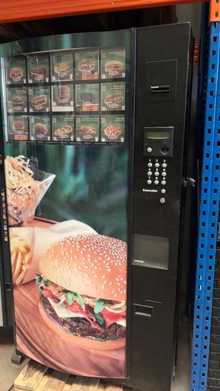 Máquina vending Jofemar Gourmet con Billetero.