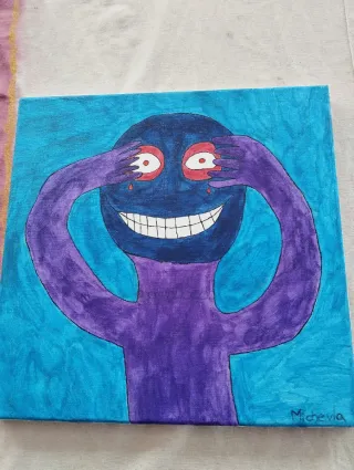 Dipinto acrilico astratto