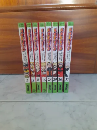 Lote 8 mangas Naruto