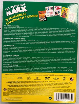 LOS HERMANOS MARX COLECCION DVD (X5)
