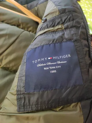Chaleco Tommy Hilfiger Talla XXXL Negro de plumas