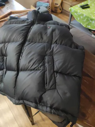 Chaleco Tommy Hilfiger Talla XXXL Negro de plumas