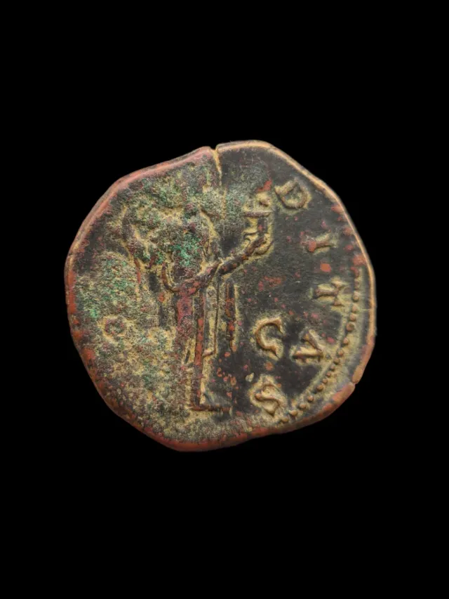 Sestercio romano Faustina