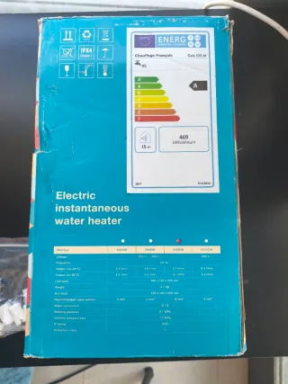 Calentador Eléctrico Instantáneo Gala 100M