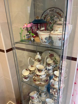 Vitrina expositora 163x42x46 cm