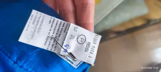 Traje de fiesta azul hecho a medida