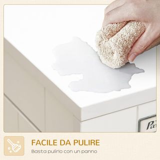 Jaula para Perros de Gran Tamaño Max. 30 Kg Para Interior, Caseta para Perros Con 2 Puertas Bloqueables, Patas Regulables y Cojín Lavable, Acero y Madera, 94X60X71.5 Cm, Blanco