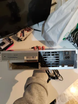 PlayStation 2 Plateada Funcionando