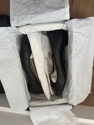 Bailarinas Prada Piel Negra Talla 38