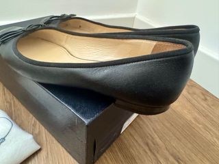 Bailarinas Prada Piel Negra Talla 38