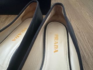 Bailarinas Prada Piel Negra Talla 38