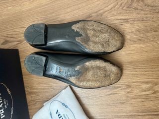 Bailarinas Prada Piel Negra Talla 38