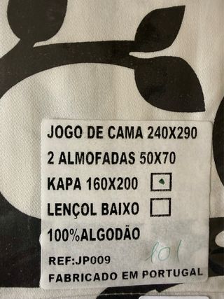 Jogo de Cama Casal camas de 150/160x200  algodão