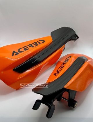 Paramanos de moto naranja KTM universal