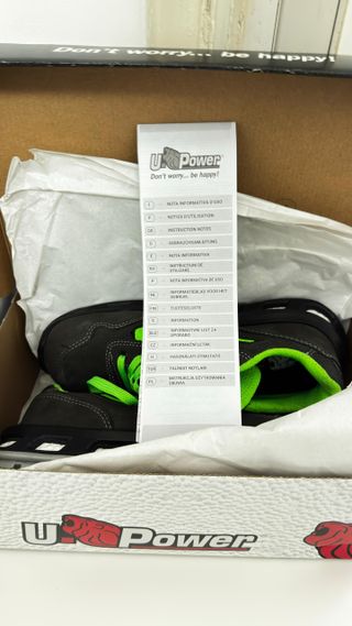 Scarpe U-Power Grigio Verde Tg 38