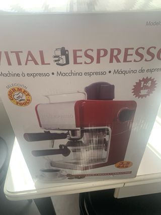 Cafetera Vital Expresso Roja