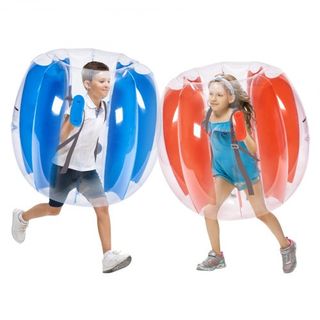Confezione da 2 palloni gonfiabili Bumper, palloni Zorb Sumo da 0,9 m per bambini e adolescenti, palloni a bolle umani in PVC resistenti per giochi di squadra all'aperto, giocattoli Bumper Bopper per...