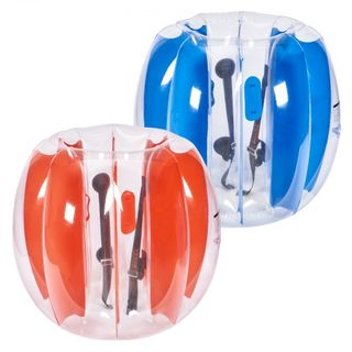 Confezione da 2 palloni gonfiabili Bumper, palloni Zorb Sumo da 0,9 m per bambini e adolescenti, palloni a bolle umani in PVC resistenti per giochi di squadra all'aperto, giocattoli Bumper Bopper per...