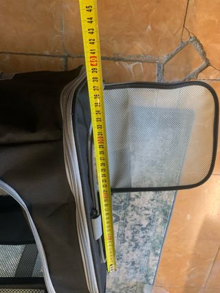 Transportín para gato o perro con ruedas