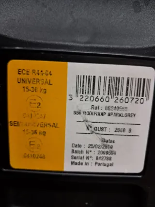 Silla coche Isofix Bebé Confort