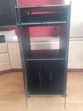 Mueble cadena musical Fisher negro