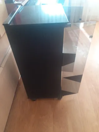 Mueble cadena musical Fisher negro