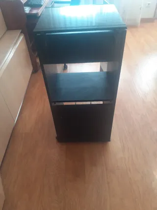 Mueble cadena musical Fisher negro