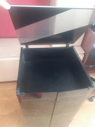 Mueble cadena musical Fisher negro