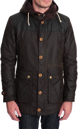 CAZADORA BARBOUR HOMBRE VERDE MILITAR