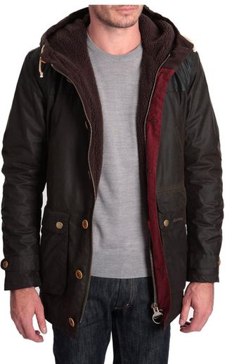 CAZADORA BARBOUR HOMBRE VERDE MILITAR