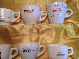 Tazzine caffè pubblicitarie, set 16 pezzi
