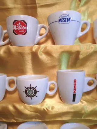 Tazzine caffè pubblicitarie, set 16 pezzi