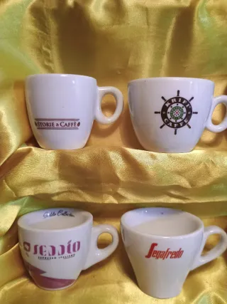 Tazzine caffè pubblicitarie, set 16 pezzi