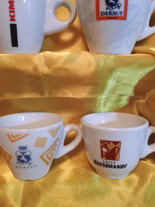 Tazzine caffè pubblicitarie, set 16 pezzi