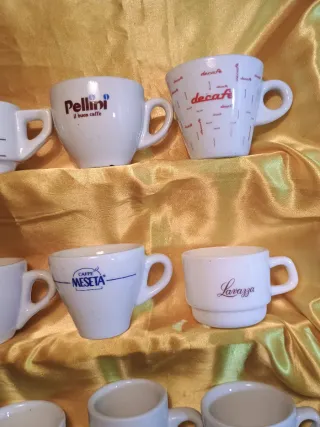 Tazzine caffè pubblicitarie, set 16 pezzi