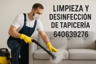 Limpieza de sofás, colchones, alfombras etc.