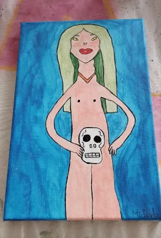 Dipinto acrilico su tela