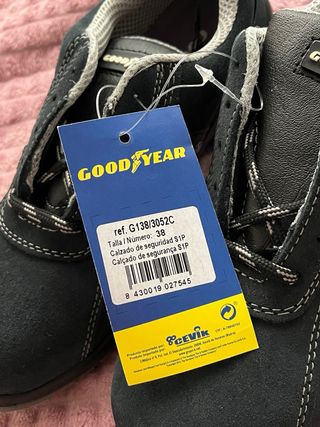 Zapatos de Seguridad Goodyear Negros