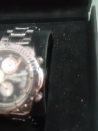 Reloj Lotus Cronógrafo Hombre Negro/Plata