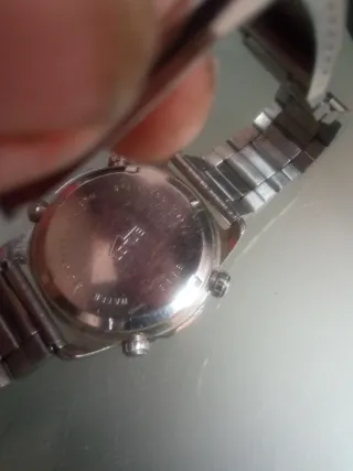 Reloj Lotus Cronógrafo Hombre Negro/Plata