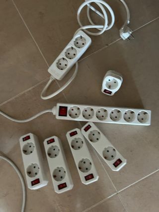 Regletas de enchufes con interruptor