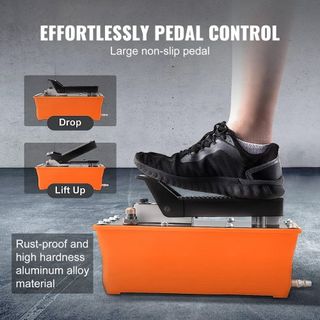 Rompe Bead Hidráulico para Neumáticos 10000 PSI con Bomba de Pie para Neumáticos de Tractor y Camión