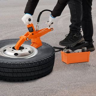 Rompe Bead Hidráulico para Neumáticos 10000 PSI con Bomba de Pie para Neumáticos de Tractor y Camión