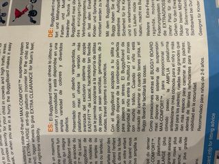 Lascal Buggy Board Maxi Patineta Con anclajes extr