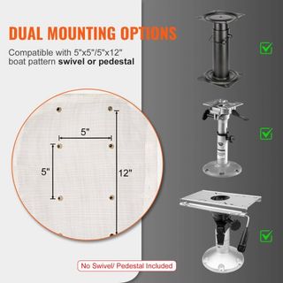 Asiento de Capitán Bucket, Asiento de Pontón con Acolchado de Esponja Engrosada, Silla de Capitán para Barco de Pesca, Barco de Turismo, Lancha Rápida, Canoa, 1 Pieza