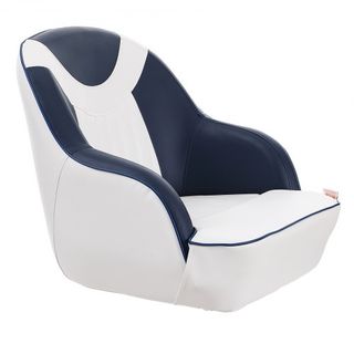 Asiento de Capitán Bucket, Asiento de Pontón con Acolchado de Esponja Engrosada, Silla de Capitán para Barco de Pesca, Barco de Turismo, Lancha Rápida, Canoa, 1 Pieza