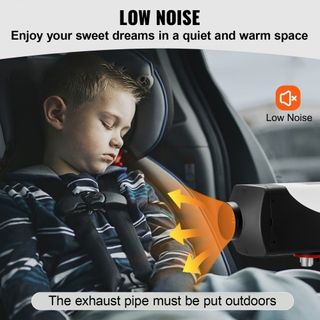 Calentador de Estacionamiento Diesel de 12V, Calentador de Aire Diesel de 5-8KW para Coche, RV, Barco, Camión, Caravana y Autobús