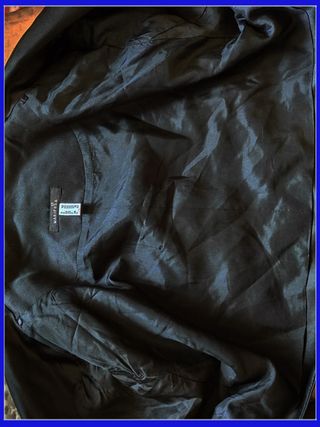 Bolero Coprispalle Mariposa Raso Nero Tg XXL