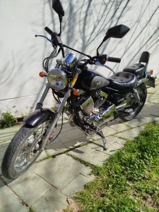 Yamaha Virago Custom Negra/Plata 37.000 mil kilóme
